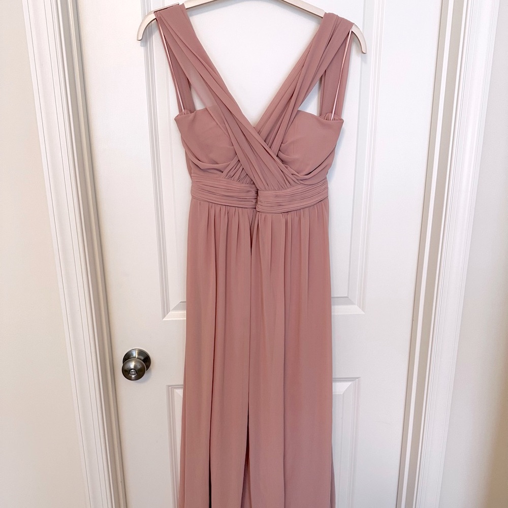 Birdie Grey “Grace” Convertible Bridesmaids Dress Size Large